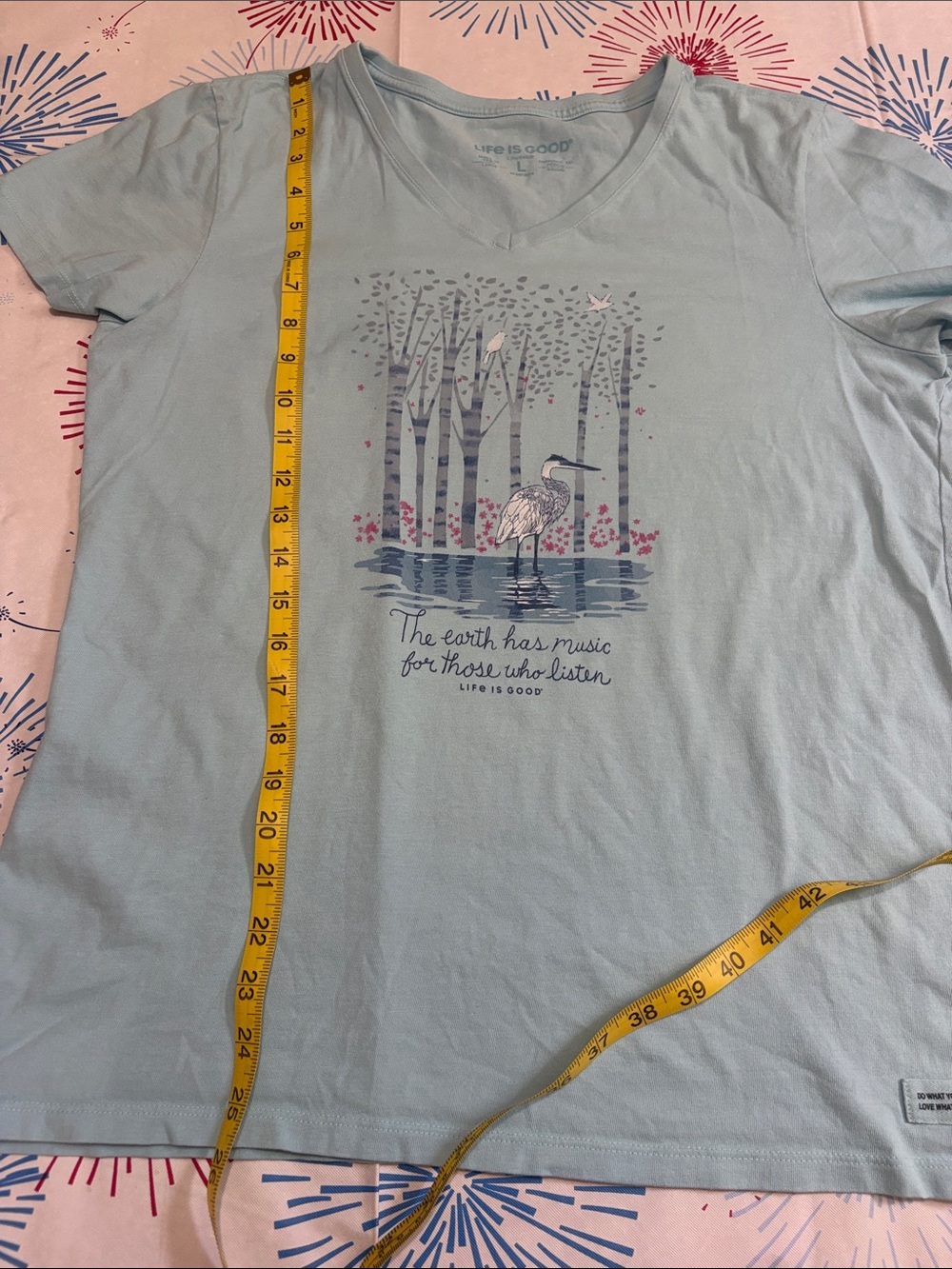LADIES LIFE IS GOOD CRUSHER TEE - Picture 5 of 7